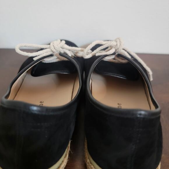 Jenni Kayne Black Suede Espadrille Sneaker Trainer EU 39 US 9 Made in Italy Lace - Picture 9 of 11
